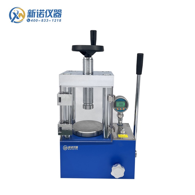 SYP-30TFS型 手动粉末压片机 30吨油压机 数显带防护压片机